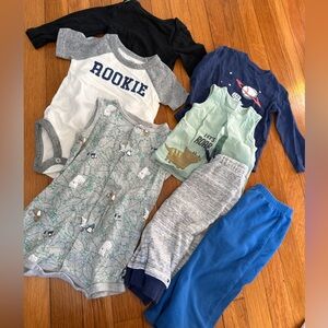 Baby boy onesies tops pants 12M -18M
